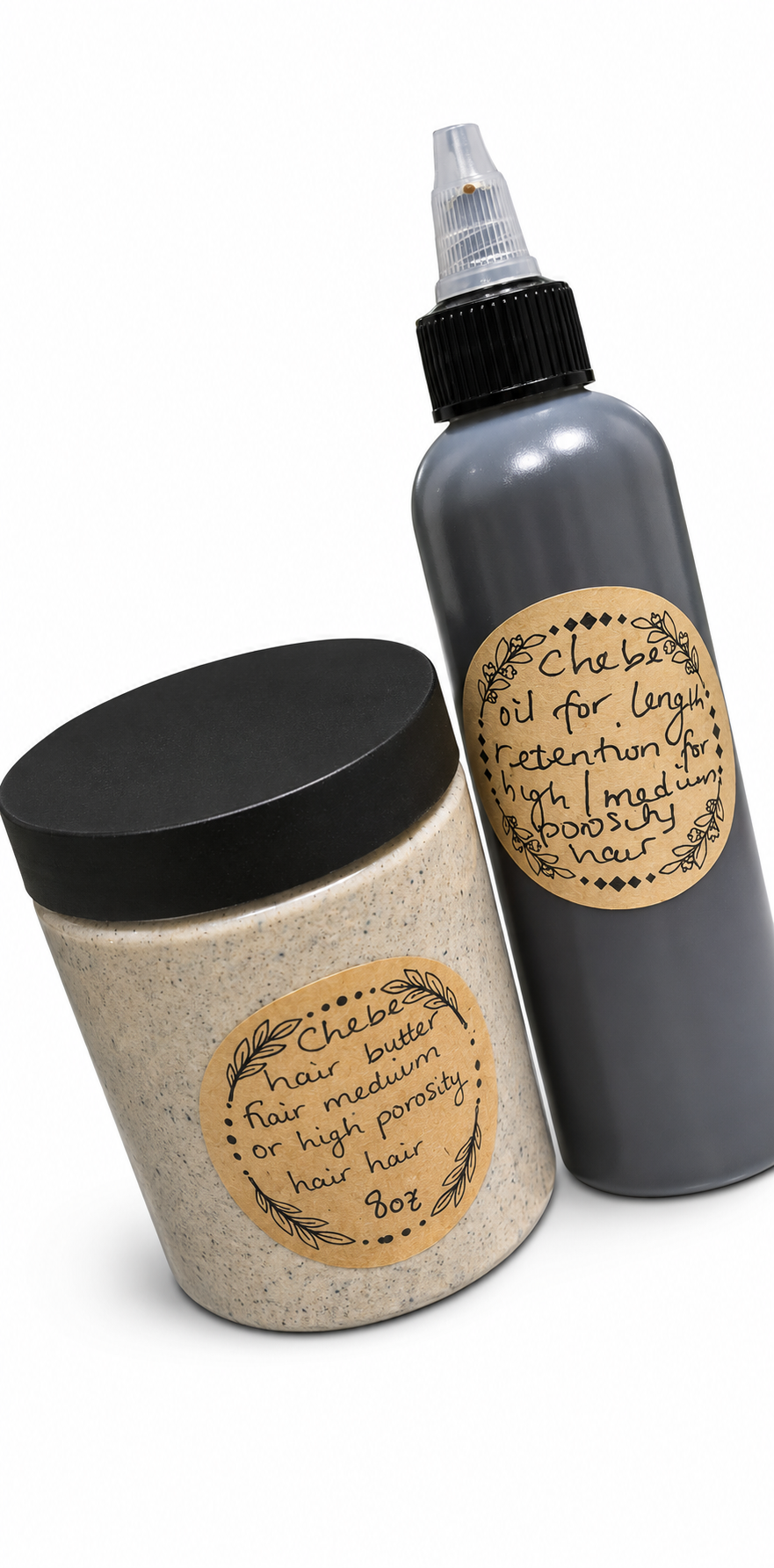 Chebe hair length retention duo-Nourishing butter+hydrating oil